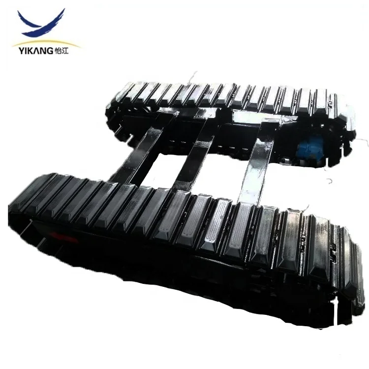 Mini rubber track  undercarriage for small loading transportation equipment chassis
