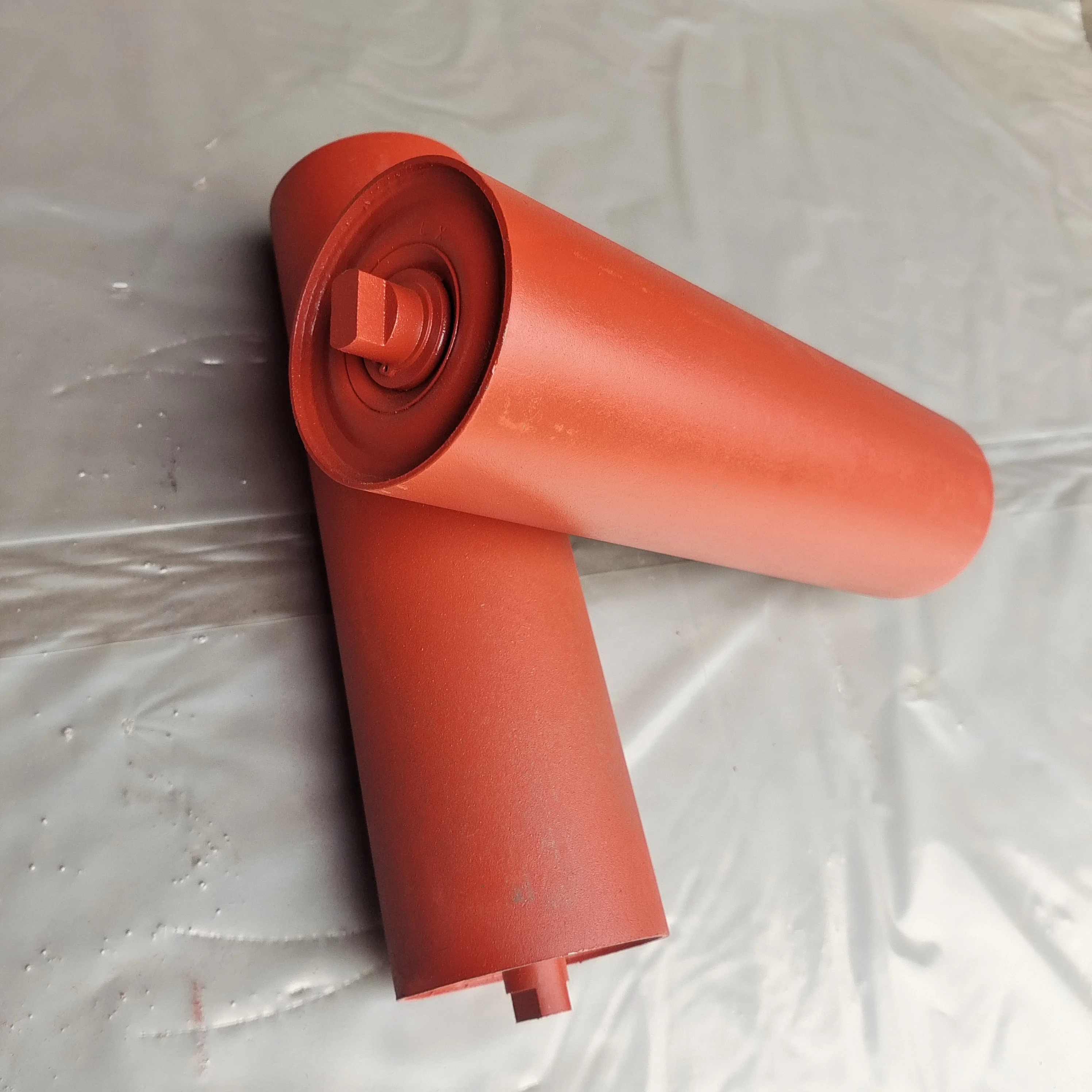 Dia 89X240mm Steel Carrying Roller Belt Conveyor Idler Rollers Mining Belt Conveyor Roller