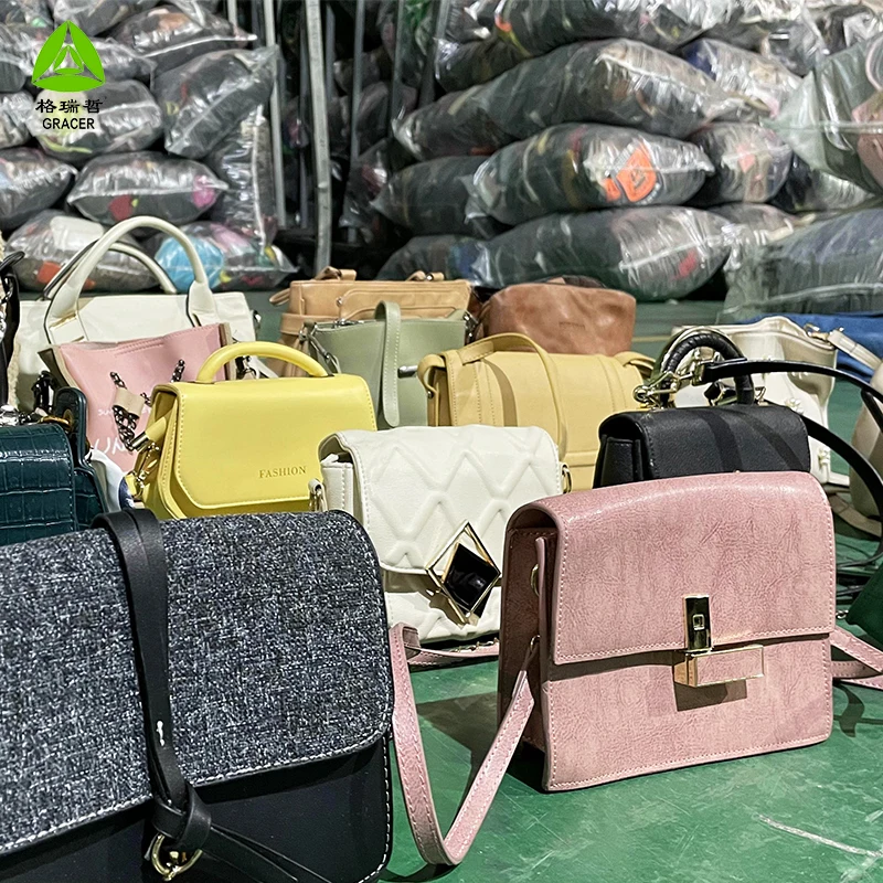 Top Grade Ukay Bag Wholesale Used Bags Bales Premium Box Brand Shoulder Tote Bag For Ladies Second Hand