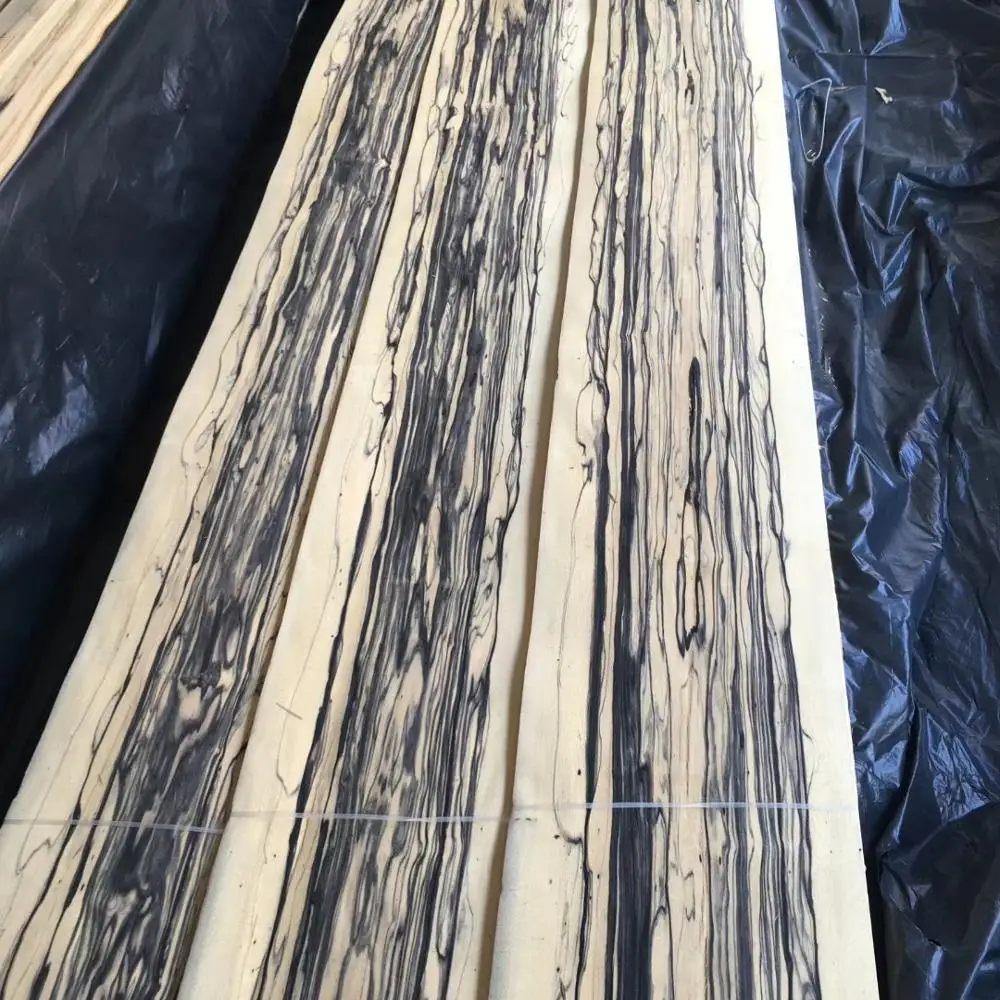 
Natural Wood Black and White Ebony Veneer face veneer plywood decoration 
