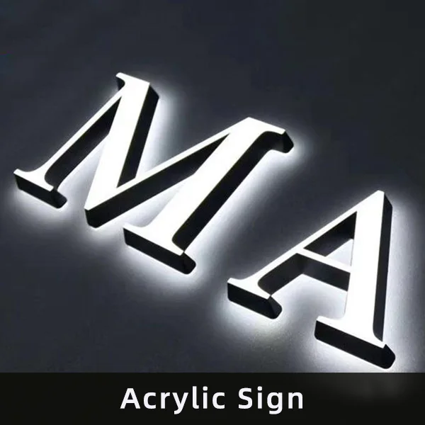 Хонгсен знак скручивающая стальная логотипы на открытом воздухе 3d led письмо sign-3d пластиковые буквы