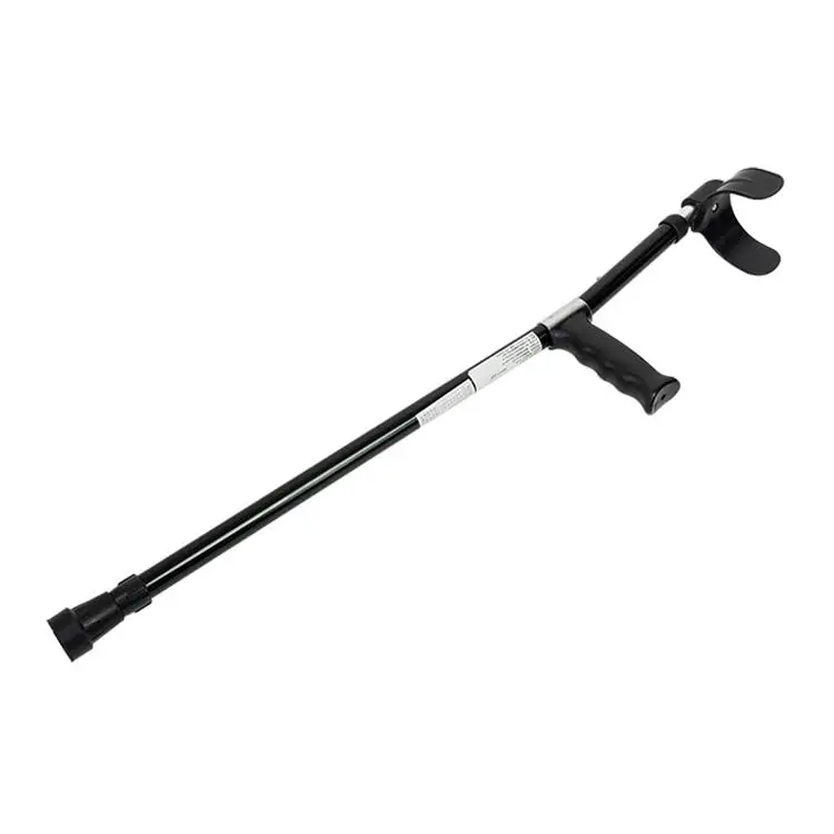 Adjustable axillary crutch medical rubber feet elbow crutches