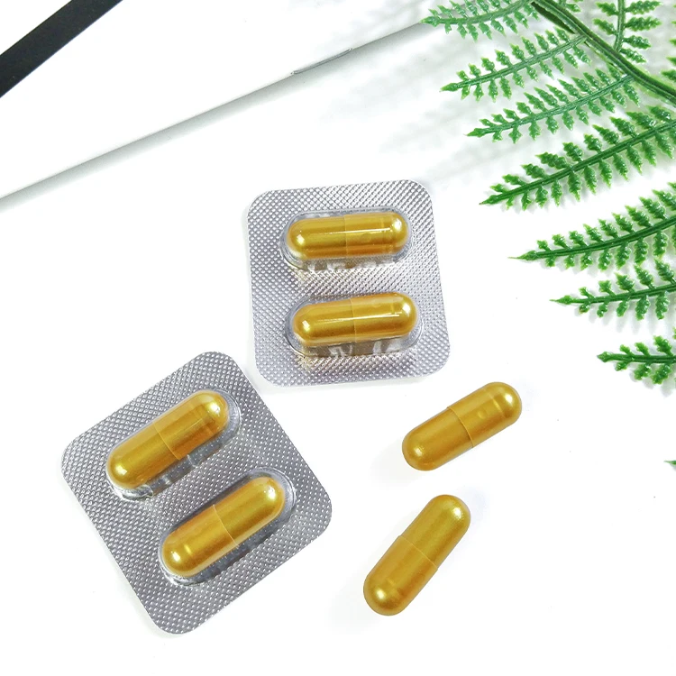 Male health supplement manufacturer: 2 capsules of herbal supplement gold