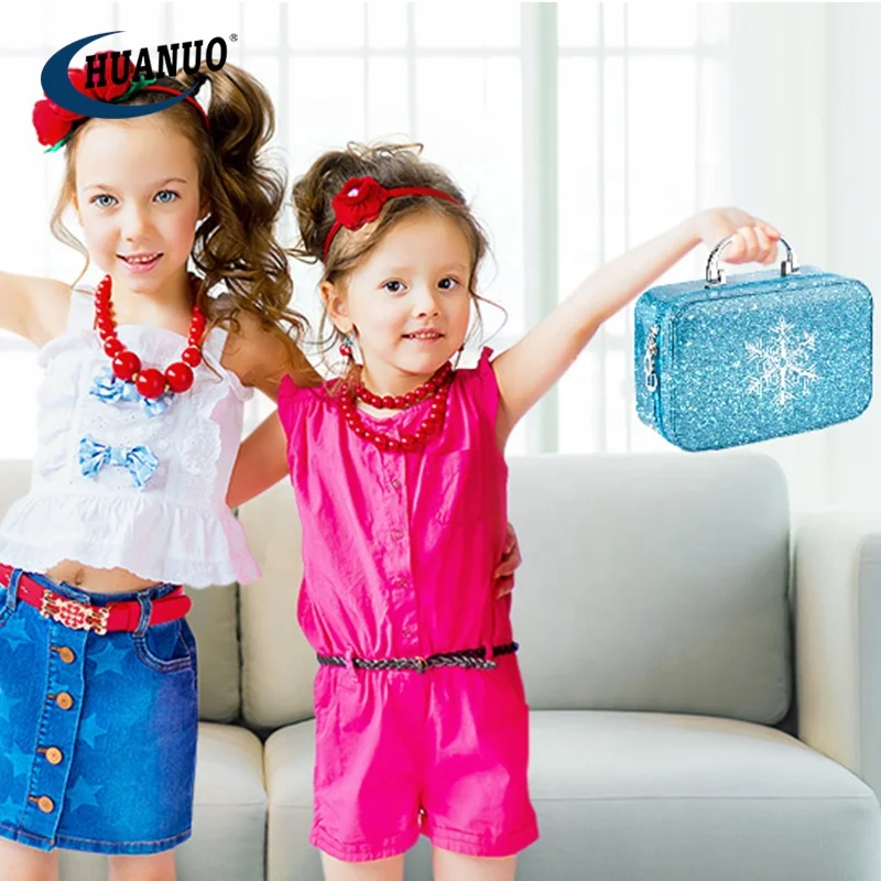 Girls pretend play cosmetic other toy princess gift set make up fashion kids makeup for kids real