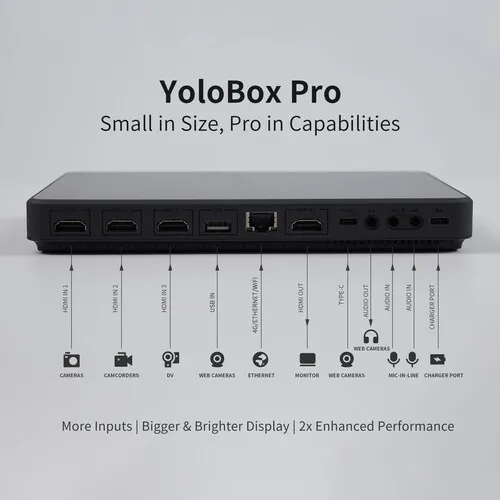 Yololiv йолобокс Pro в конечном итоге все-в-одном Multi-Cam прямые трансляции & система переключения