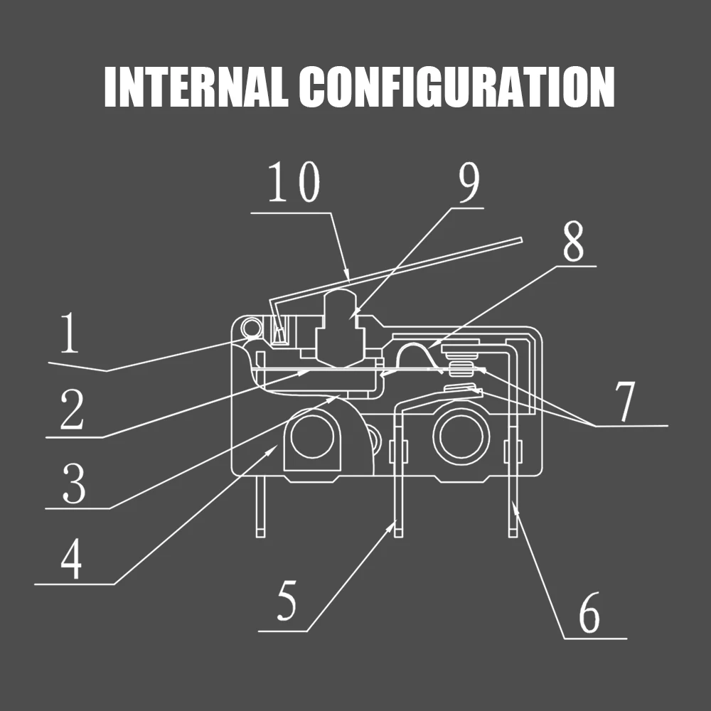 KW12-3A-A 3A kw12 микропереключатель потока