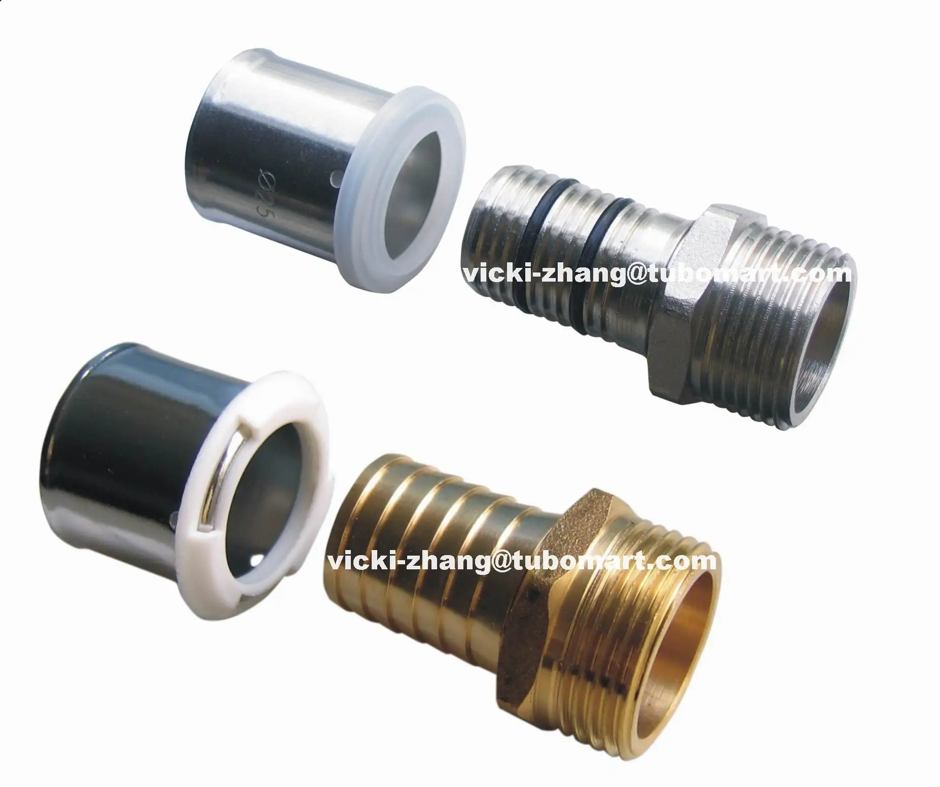 OEM factory 304 Steel Sleeve U TH Types For Fitting 16-32mm Stainless press fittings rings with customized drawing service