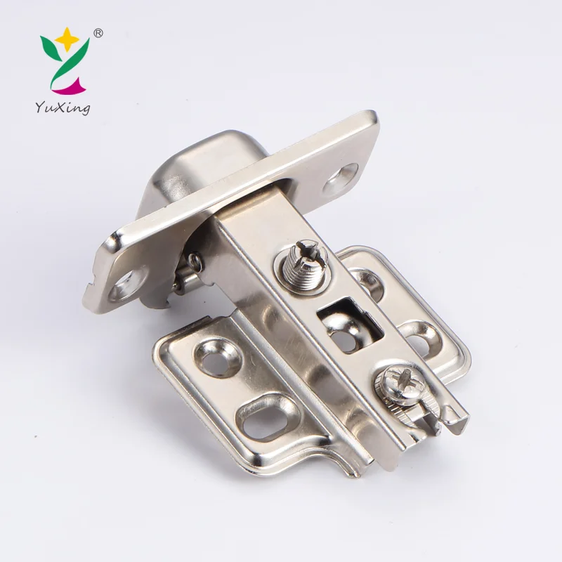 YUXING High Quality Iron Bisagras Para Muebles De Cocina Clip On Full Overlay Furniture Cabinet Hinge For Kitchen