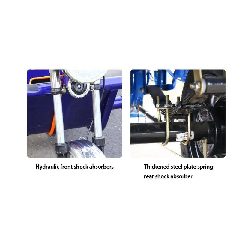 Electric Kit Enclosed Bike 300Cc Mobility Scruter Brick Closed Deliveryman Front Basket Baby Boys Passenger Eggs Cargo Tricycle