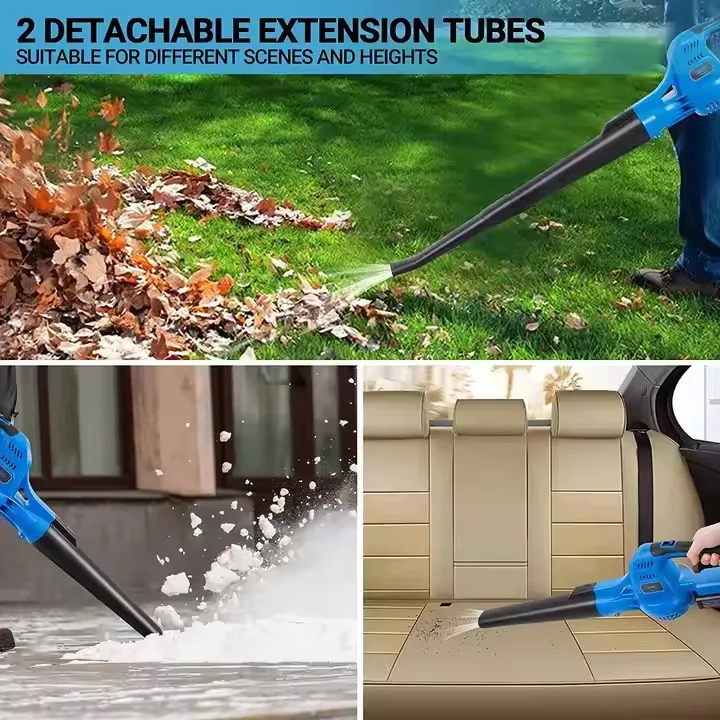High Pressure Air Blower Leaf Blower Machine 18v Li-ion Battery Power Rechargeable Mini Cordless Electric Snow Leaf Blower