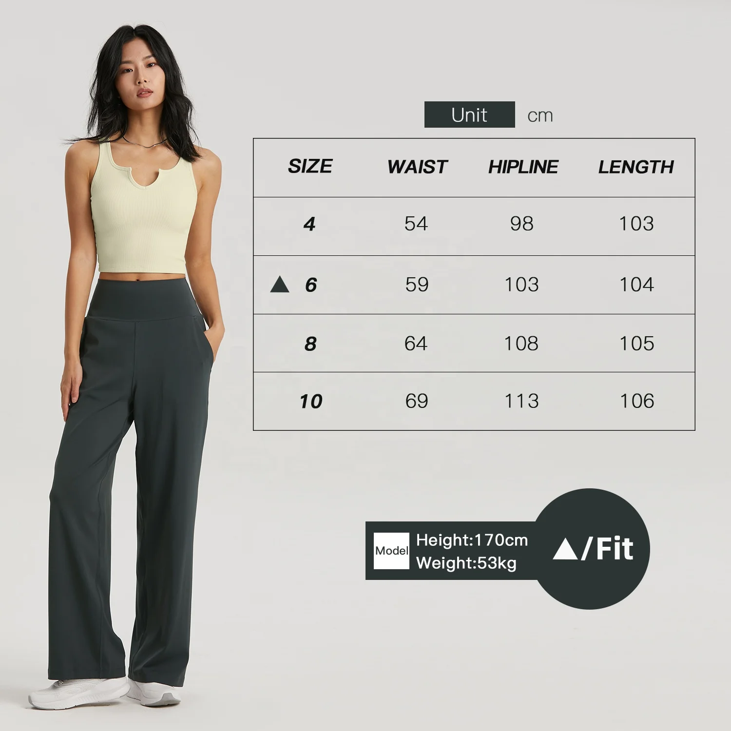 Factory Sale Loose High Waisted Wide Leg Yoga Pants Women Sports Leggings With Pockets