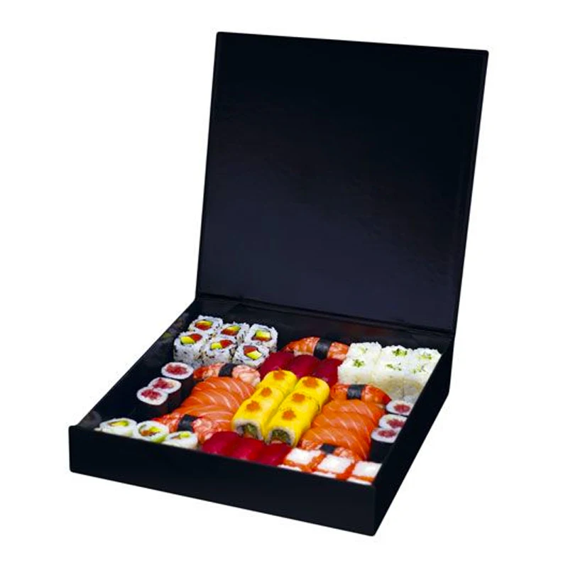 Packing Takeout Sushi Box Good Quality Factory Directly Wholesale Sushi Bento Paper Kraft Paper Candy Box Food Container OEM