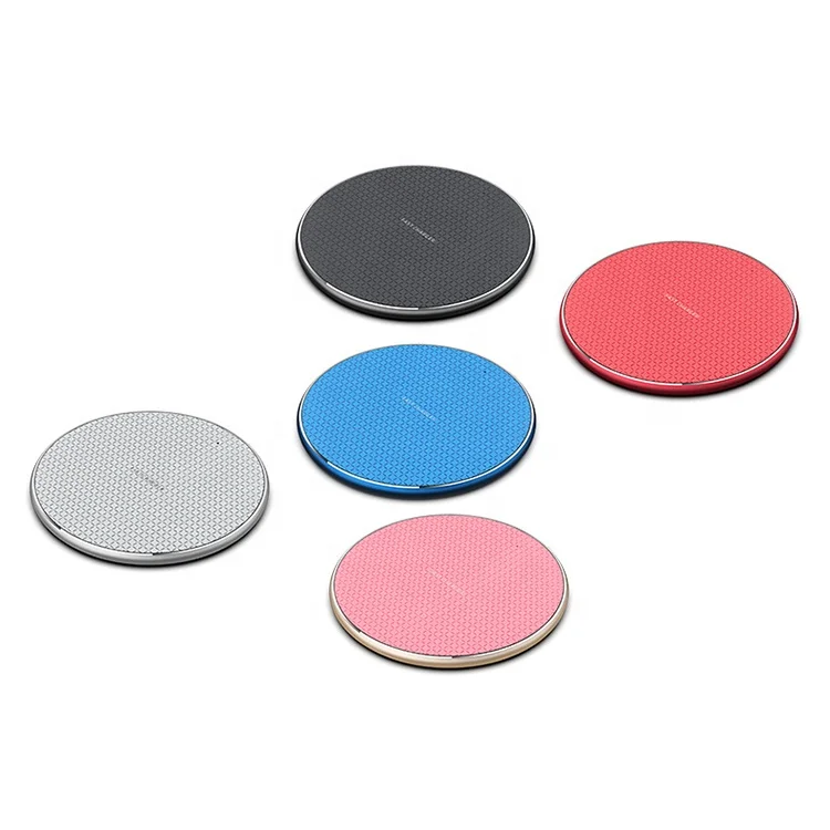 drop shipping 10 Watt Ultrathin Fast Charge Wireless Charger Pad for Mobile Phone promotional gift round cargador rapido