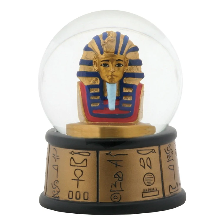 Custom Snow Ball Tourism Souvenirs Snow Globe for Resin Crafts Egyptian Style Snowball Tourist Souvenirs Water Globe