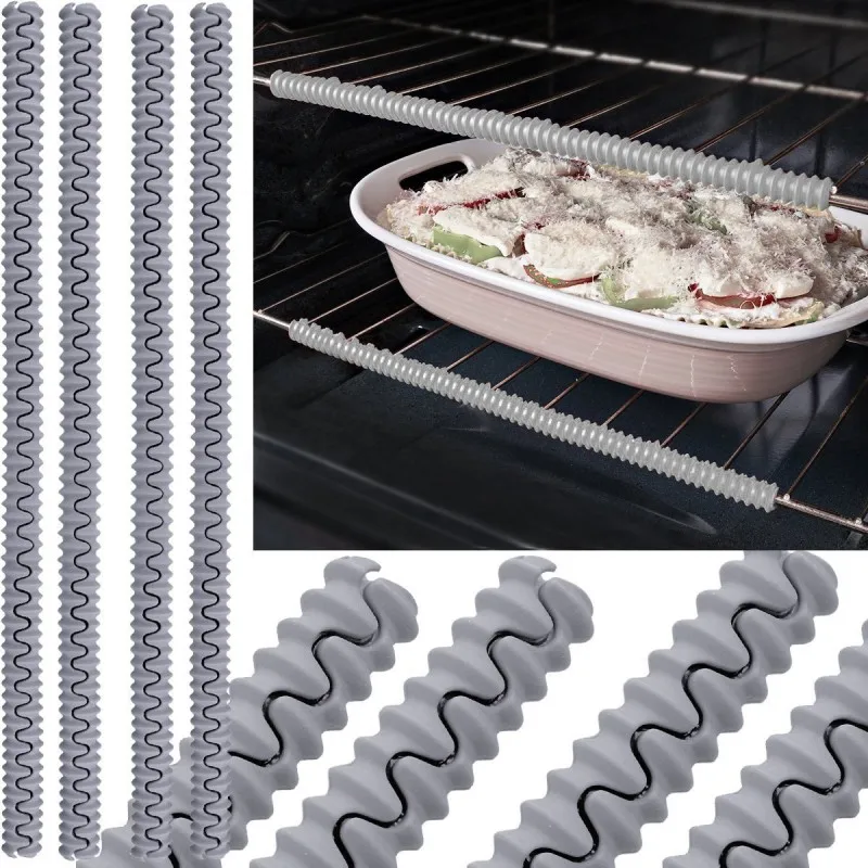 BPA FREE Food Grade Silicone Oven Rack Guard Oven Rack Guard Pack 2 with High Quality
