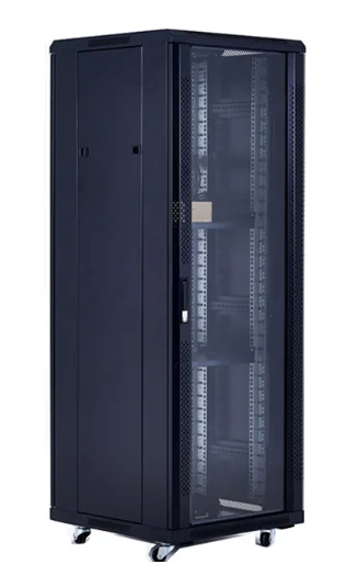 OEM high Quality tempered glass door data center  for school/office/building with 19' 42u server rack cabinet