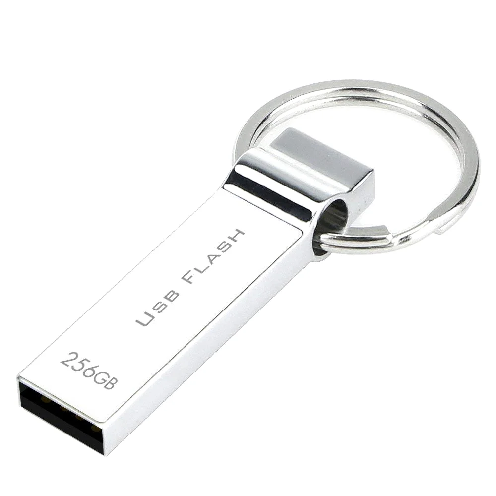Mini Metal USB Flash Drive 4GB 8 16 32 Pen  Memory  Card Memoria Disk  Key