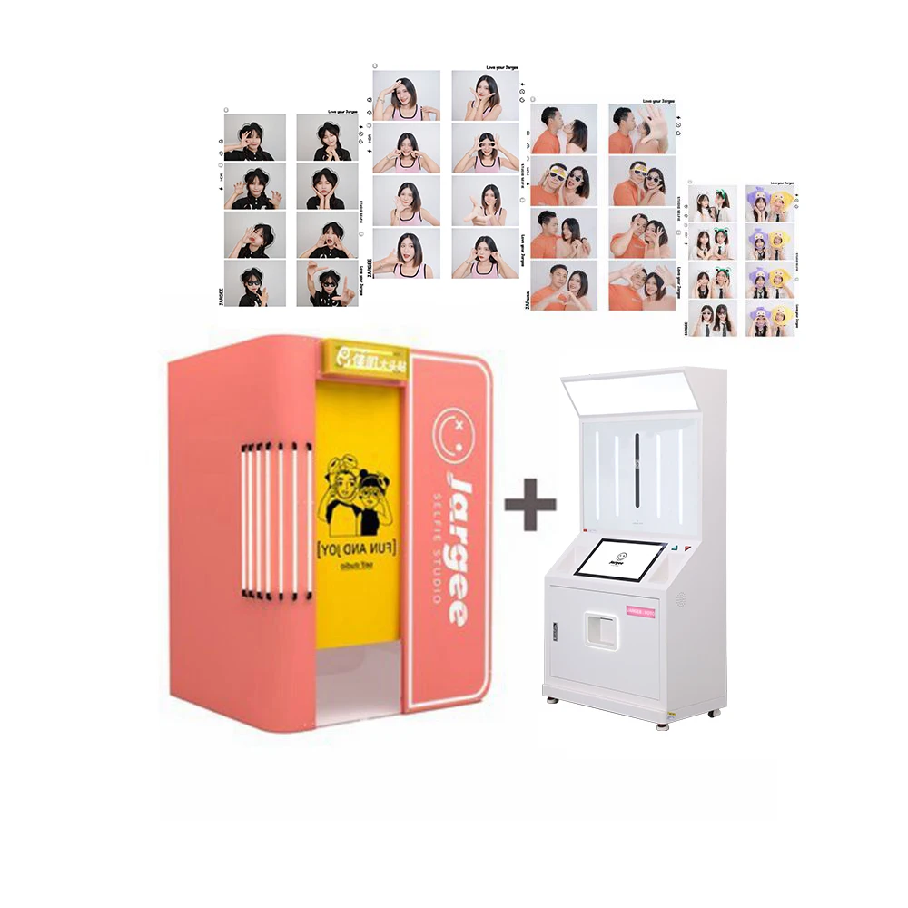 Low Cost Self Service Touch Screen Instant Camera Photo Booth Vending Machine With Printer Kiosk