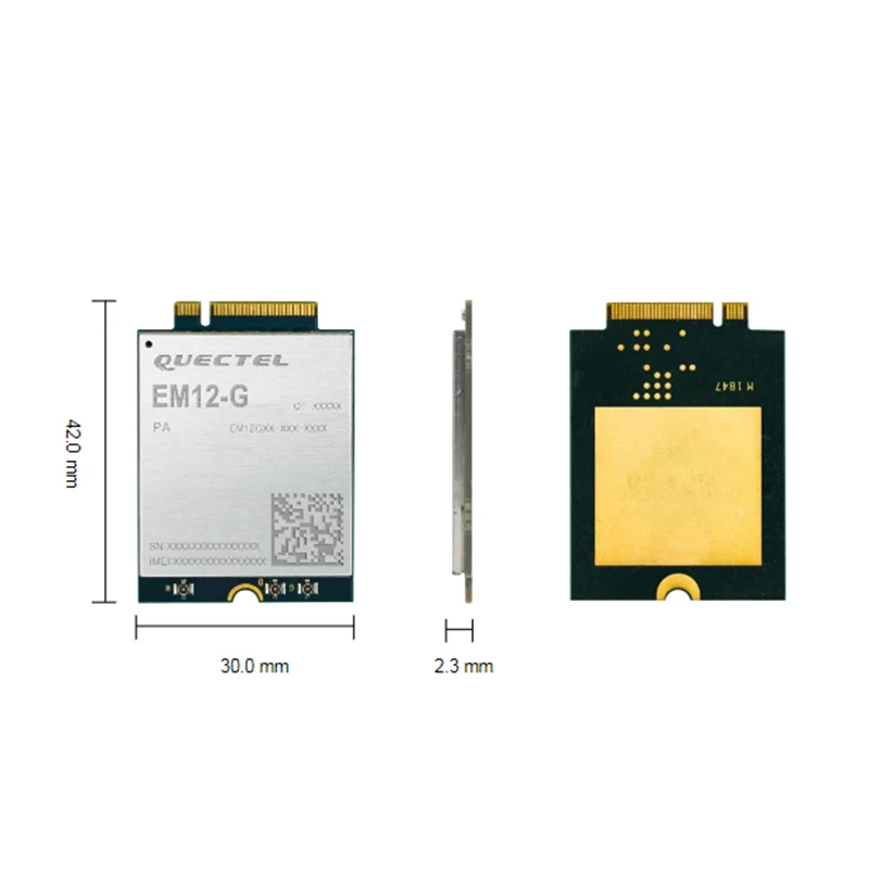 Quectel 4G IOT LTE-A кошка 12 модуль EM12 EM12-G LTE