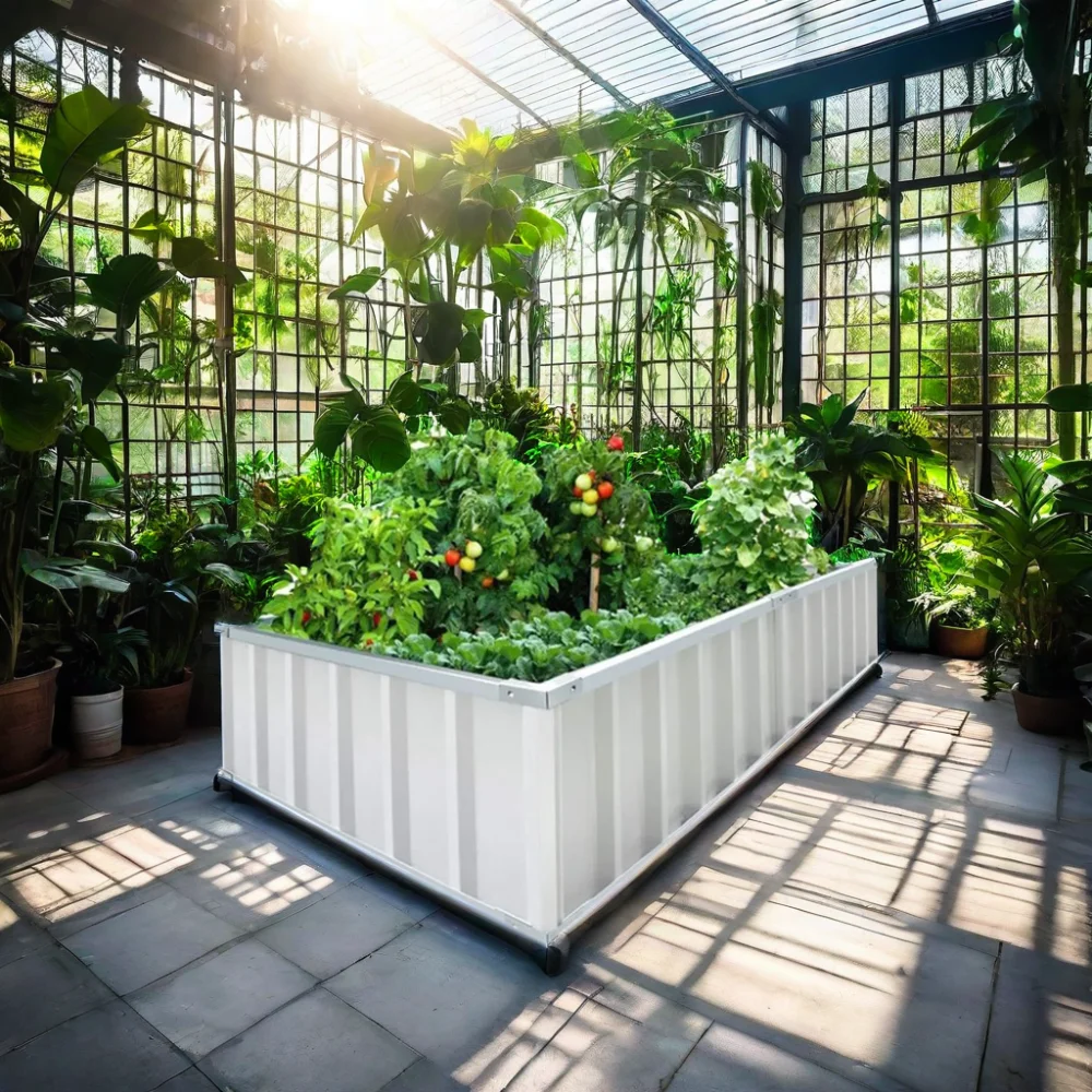 GB9090-H30  DIY customized garden beds Wholesale steel garden beds Modern metal raised beds