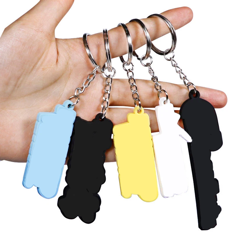 Promotional business gift custom logo keychain 2d 3d soft pvc keychain personalized key chain soft pvc rubber keychain.