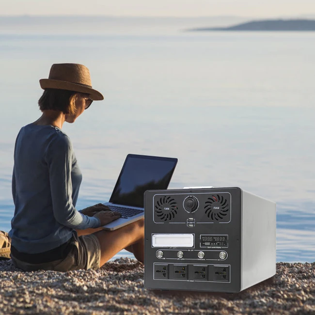 Portable Power House High Quality low-voltage protection Bank 1500W Solar Generator Outdoor BMS System Power Station Cell