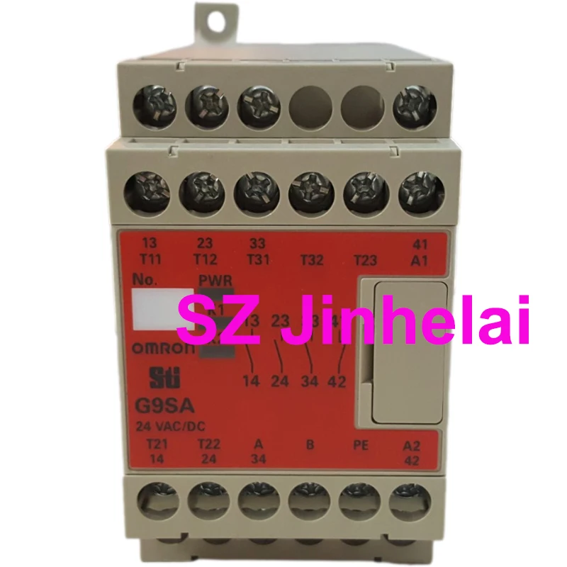 New and Original Safety Relay Module G9SA-301 G9SA-501 G9SA-TH301 G9SA-321-T075 AC/DC24V Urgent Stop OFF Delay Unit