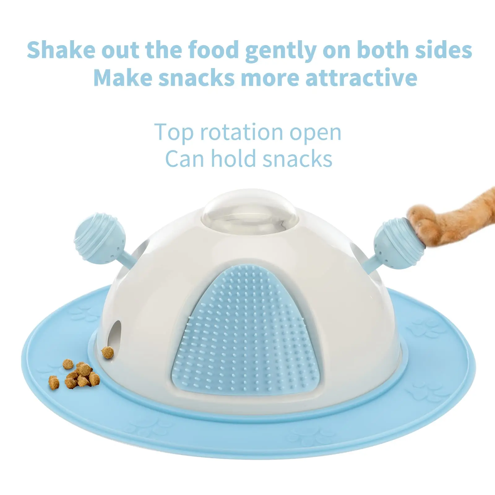 Factory Direct Sales Multifunctional Interactive Toys Pet Toy Turntable Leaking Food Cat Pet Toy