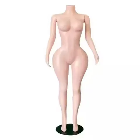 Curvy Female Mannequin Hourglass Figure Trendy Plastic Mannequin Female Dummy