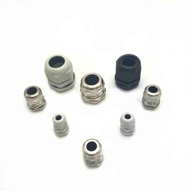 Water-proof Proof Metal   pg cable gland with different thread size ,flat waser , CE approval