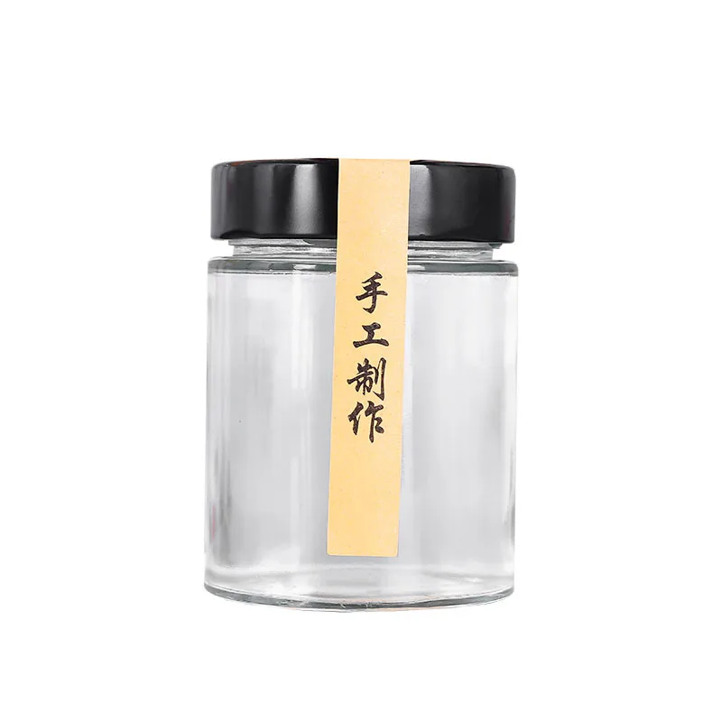 Wholesale 100ml 150ml 200ml Small Round Glass Jam Jars Glass with Lid Storage Pickles Jar