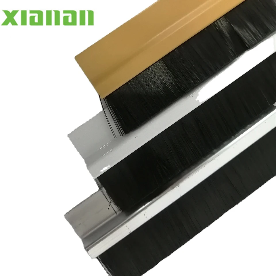 High quantity black revolution door seal strip door bottom brush