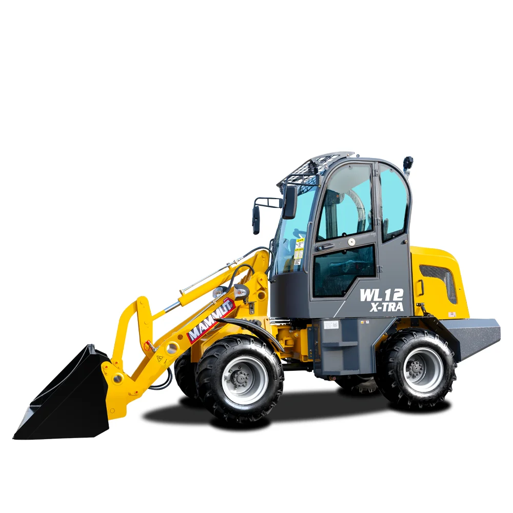 Mammut Wholesale mini Wheel loader WL12 0.8ton CE Approved multifunction articulated mini wheel loader