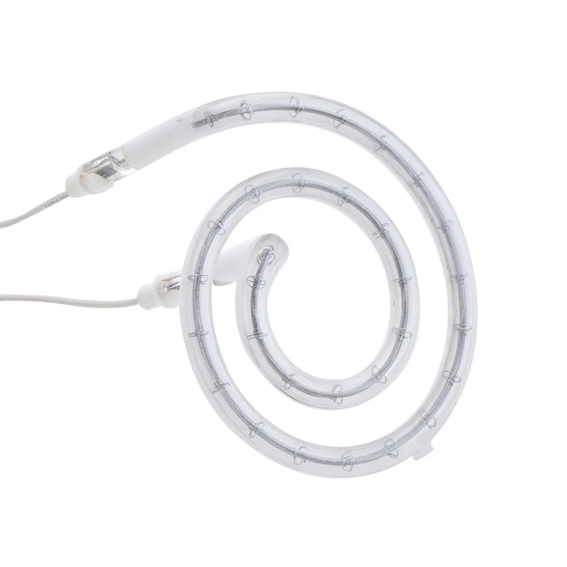 OEM Ring Quartz Tube ceramic white reflector Infrared Lamp for Machine Heating Drying use