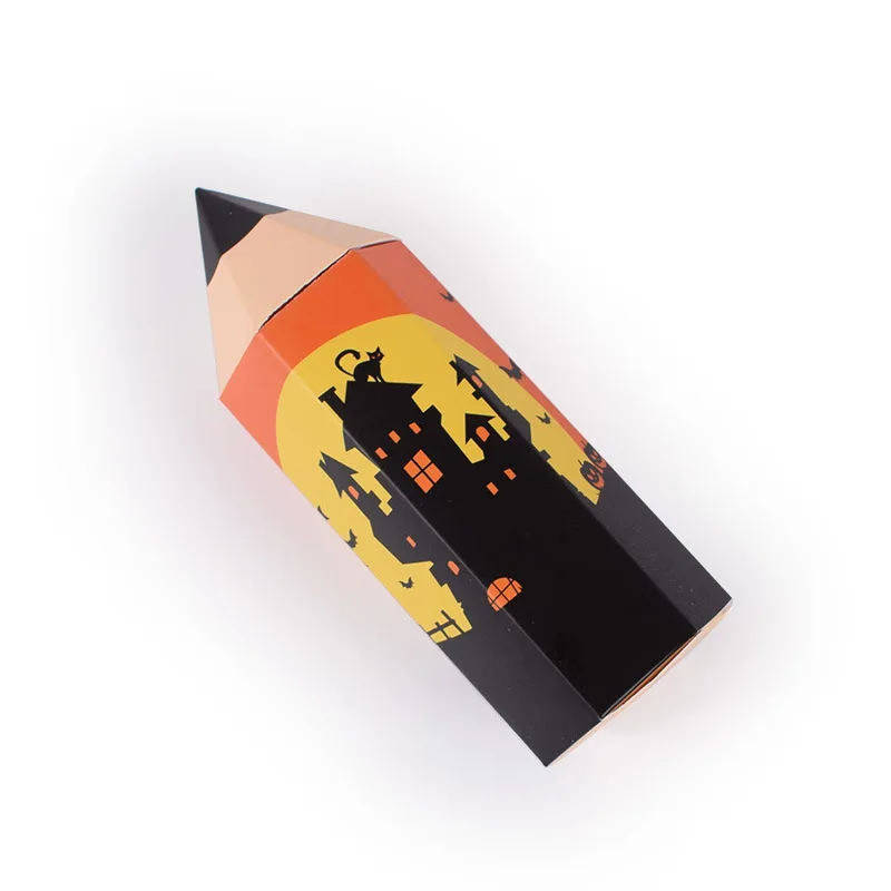 
High Quality paper candyer Halloween boxes Folding Gift Fold Hospital Face Mask Hijab Perfume Bottle Packaging Halloween box 