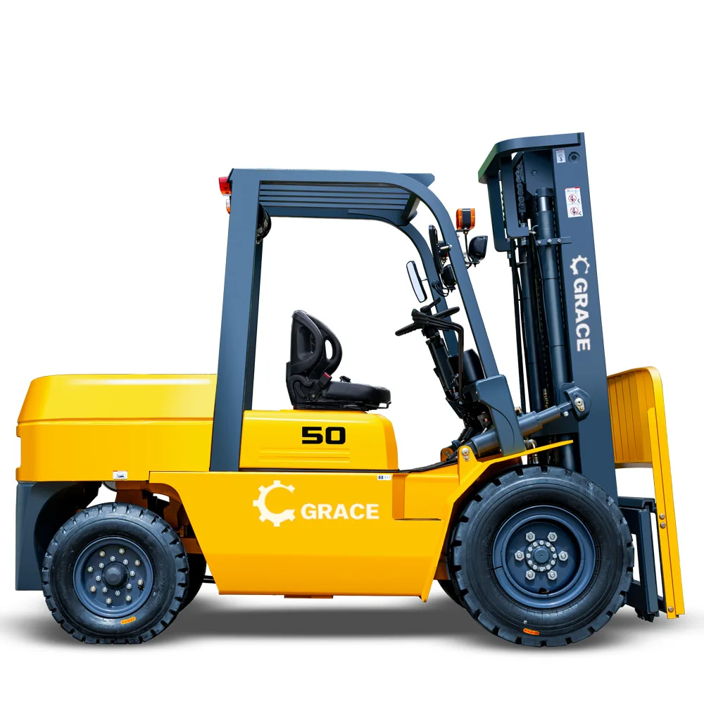 Manufacturer 5 ton fork lift 4X4 wheel drive 7t 6ton 10ton heavy duty lifting machine Isuzu diesel forklift truck