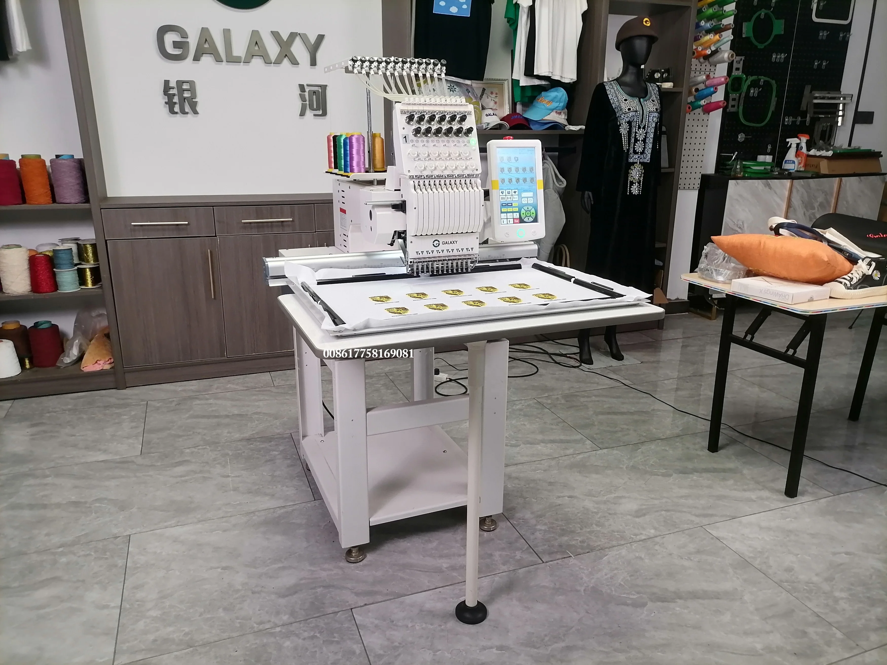 NEW TYPE 12 NEEDLES SINGLE HEAD  computerized embroidery machine brother software embroidering on flat,hats,garment