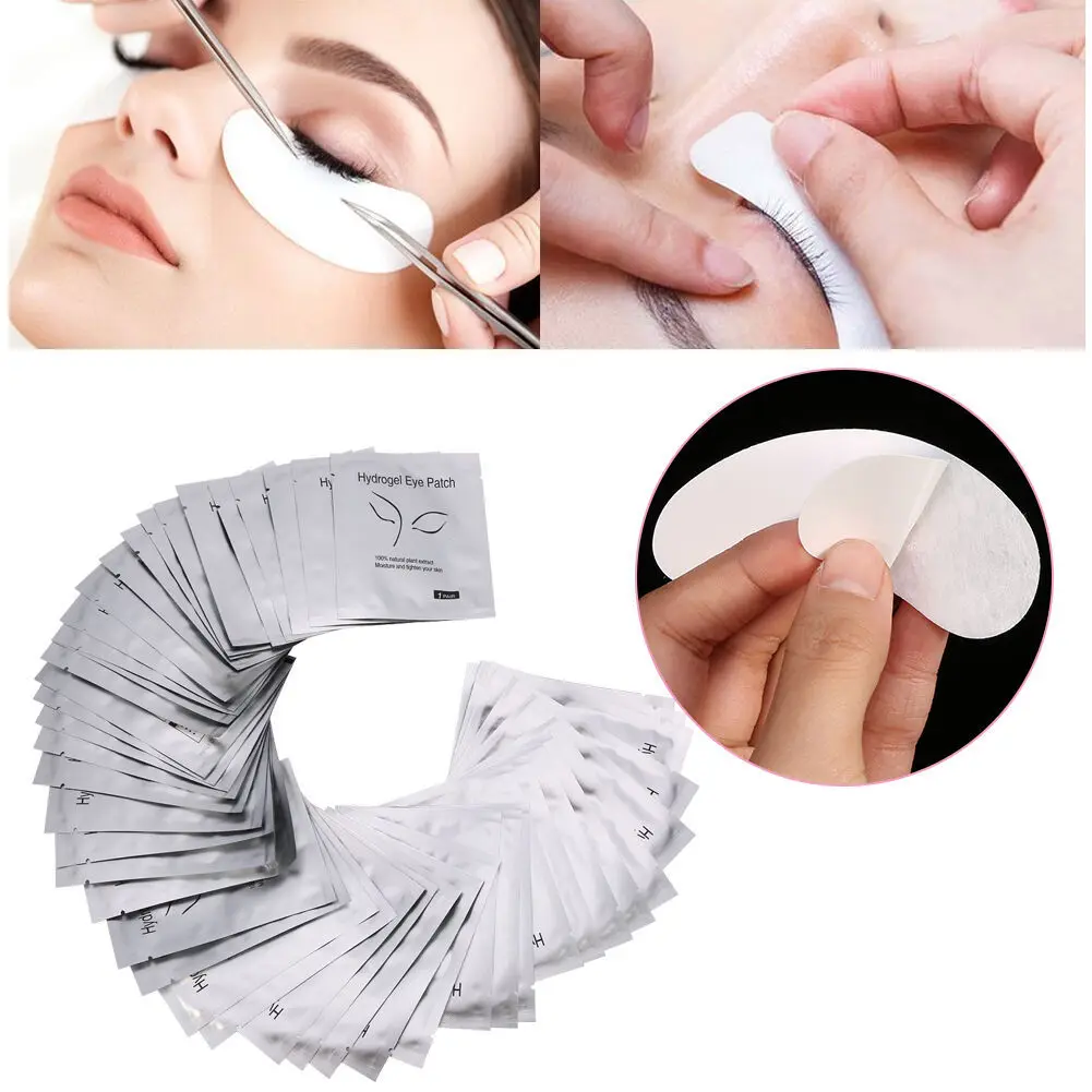 Beauty Hydrogen Eyelash Extension disposable eye patch Eyepatch Under Lash Hydrogel Lint Free Microfoam Eye Pad Gel Patch