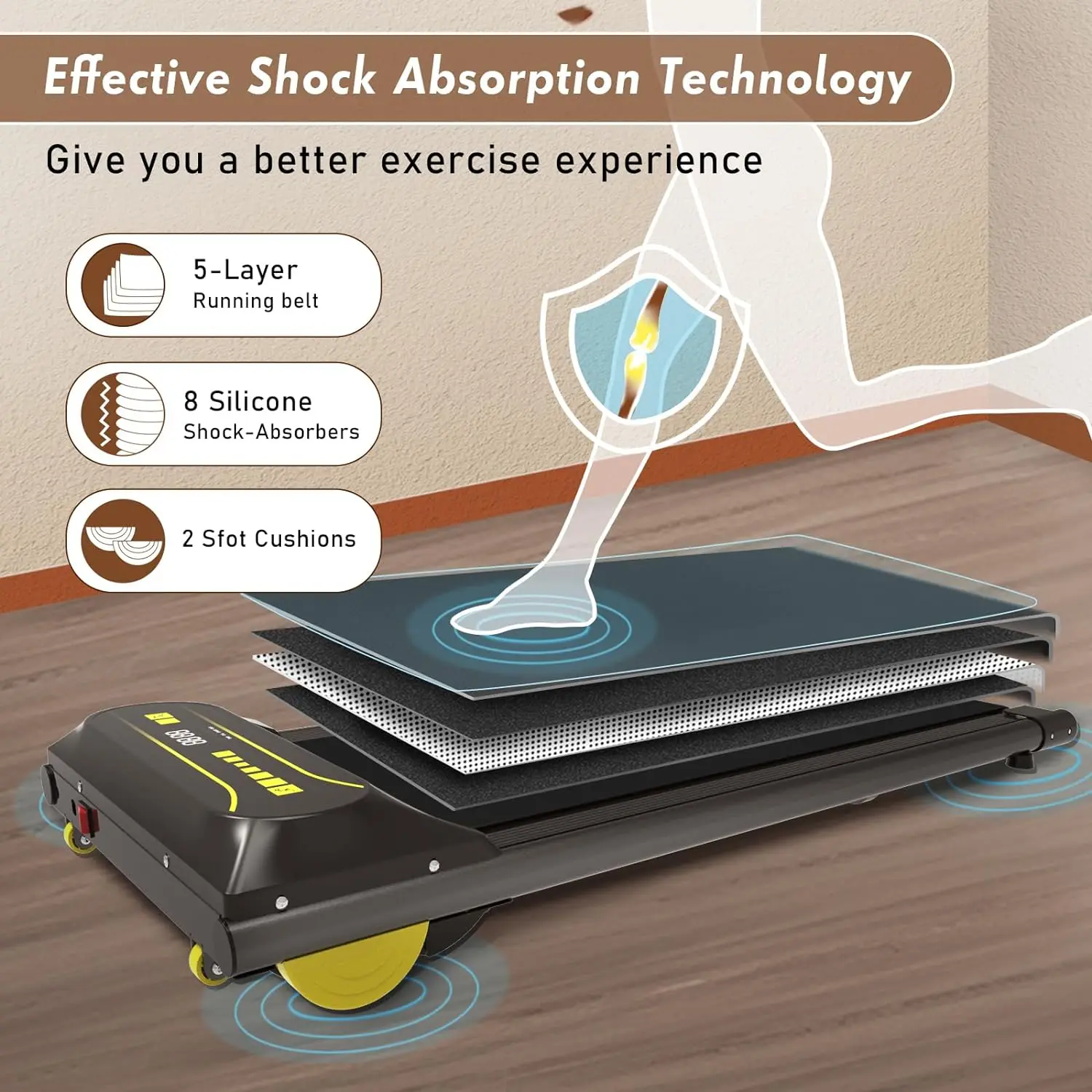 2024 Kreeda Electric Walking Pad: New Arrival - Free Installation & 1-Year Quality Insurance! Upgrade Your Workout Today!