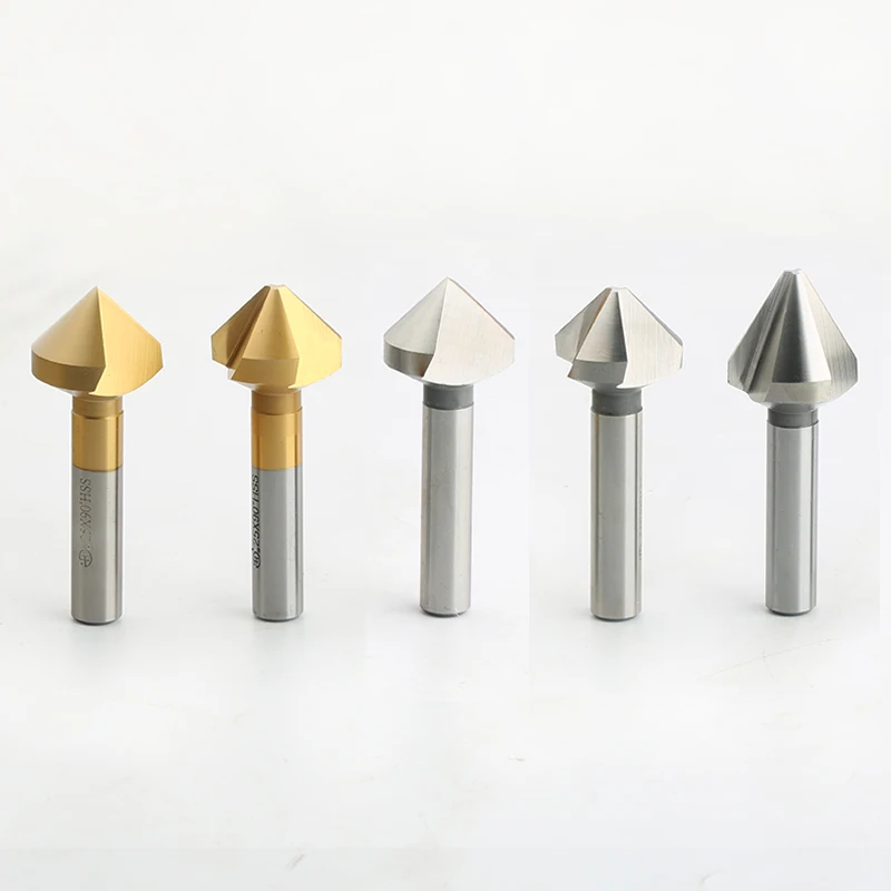 Chamfering Tool Cutter Chamfering End Mill Tin 90 Degree Chamfer Drill Bit For Stainlesssteel