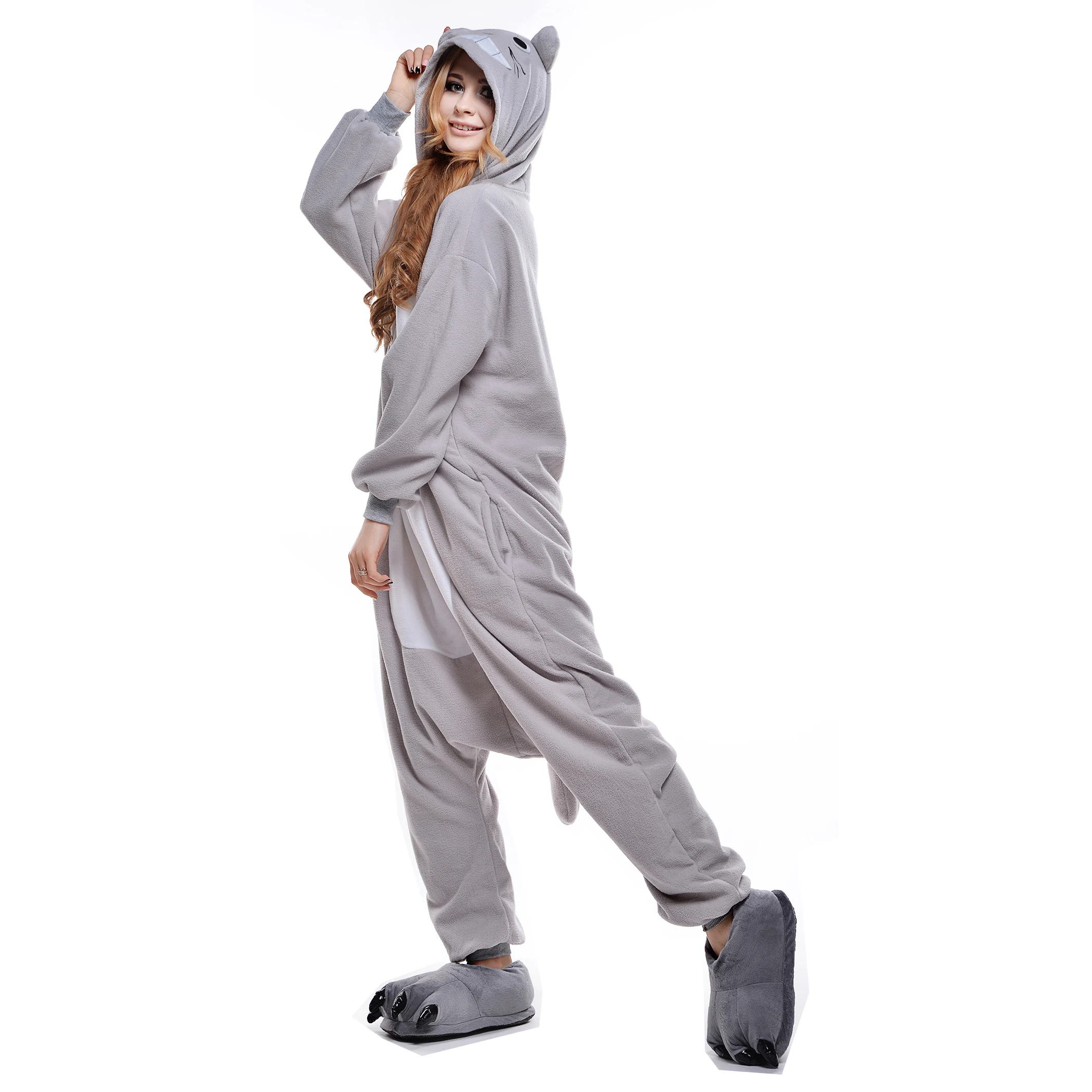 Wholesale Adult Animal Cartoon Onesie Pajamas Costume Plush Flannel Unicorn Unisex Print Sleepwear for Cosplay Homewear