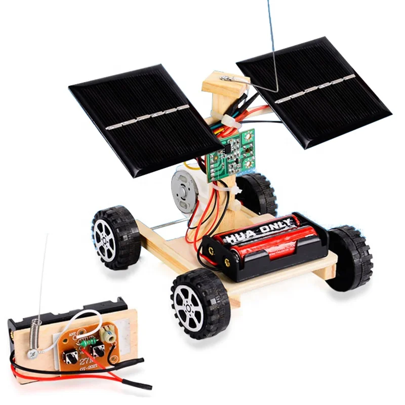 STEM science DIY Детская обучающая игрушка на солнечной энергии беспроводной автомобиль с дистанционным управлением