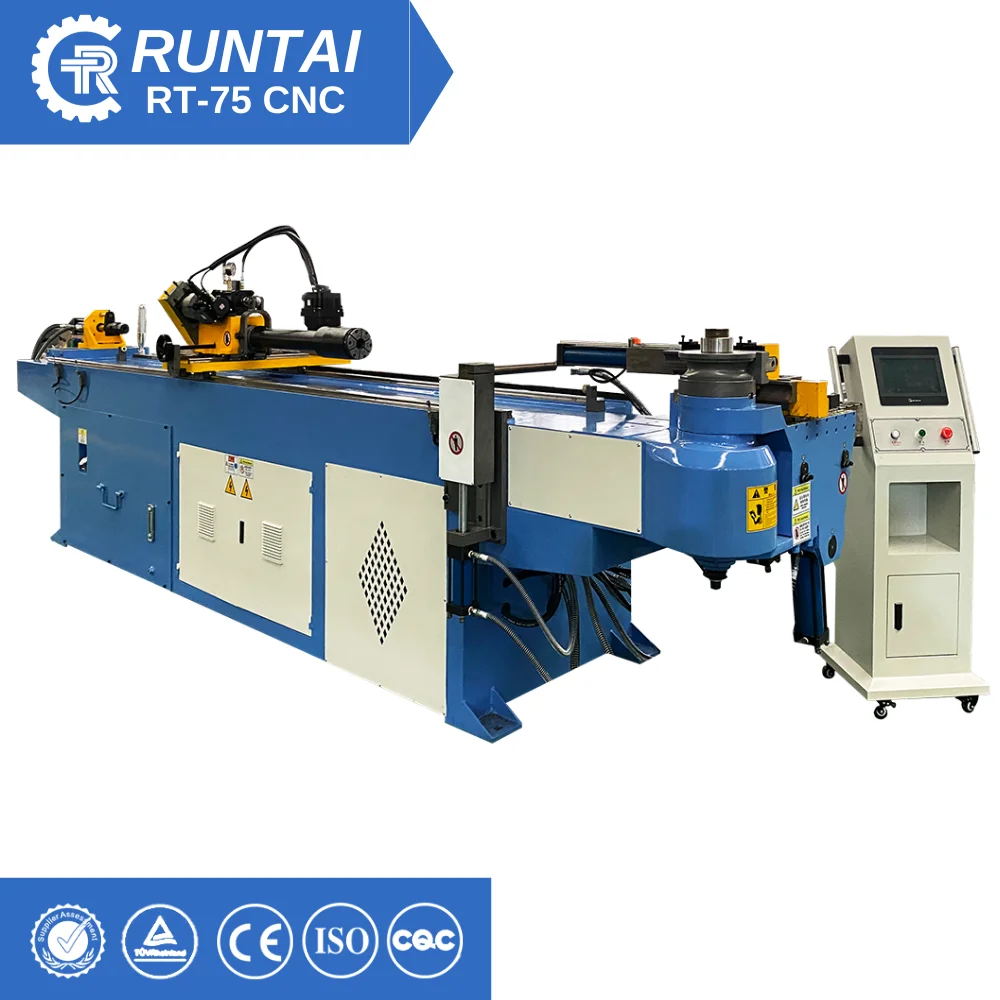 RT-75CNC Brake Pliers Japan Price Forms Hydraulic Profile Bender Section Electric Round Pipe And Tube Bending Machine