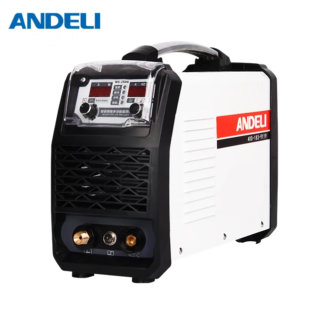  ANDELI интеллигентая (ый) холодной сварки TIG-250GPLC нержавеющая сталь постоянного тока для аргонодуговой с Многофункциональный tig сварочный