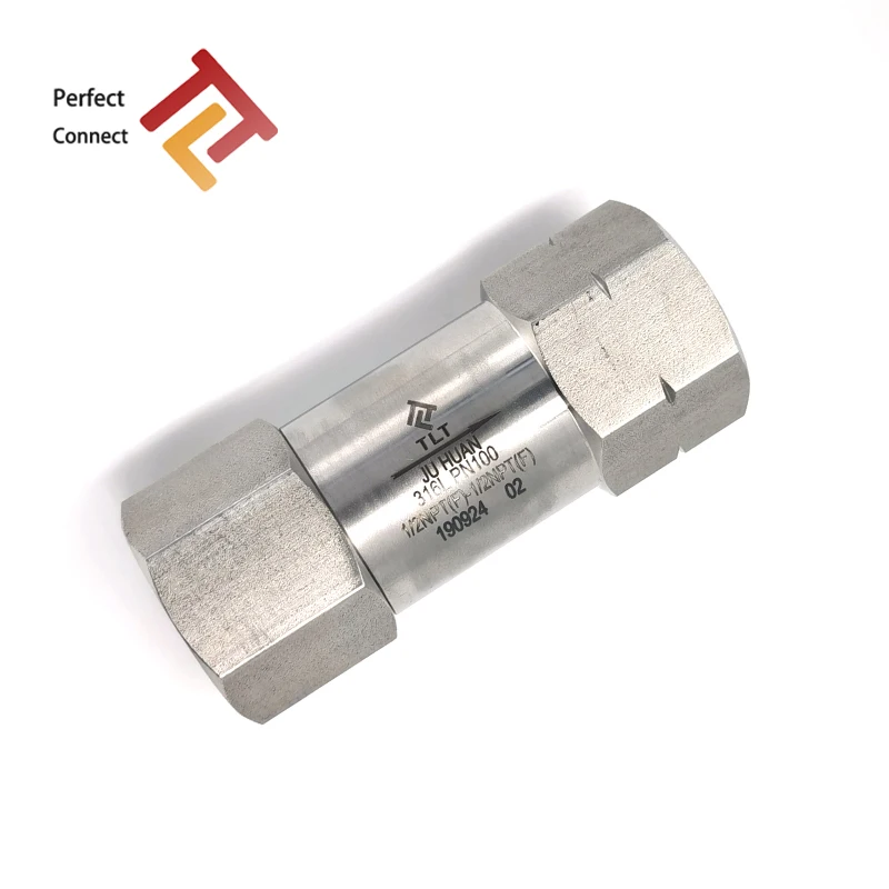 Supplier High Pressure air water  hexagon head female check valve one way stop valve