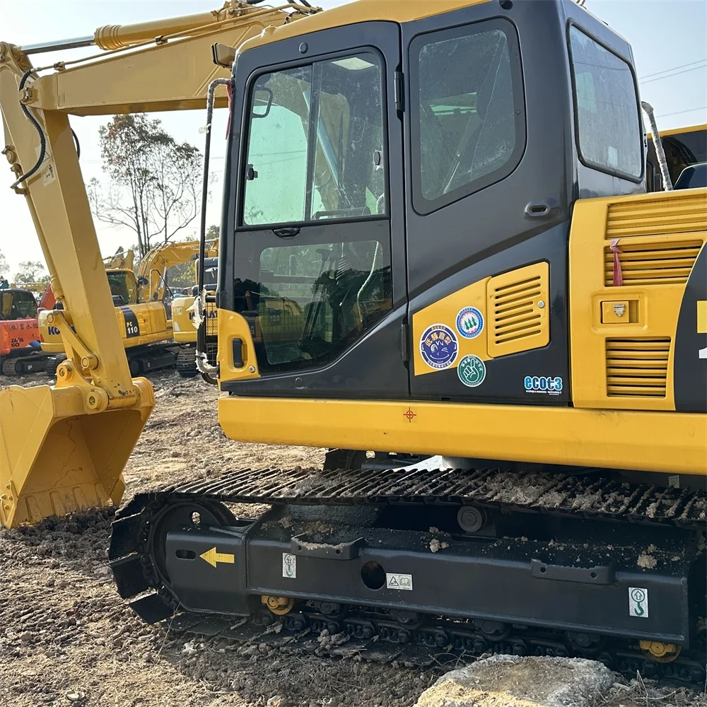 Used Komatsu PC110 Excavator Japan Brand 11 Ton Excavator Low Price Small Digger Good Quality
