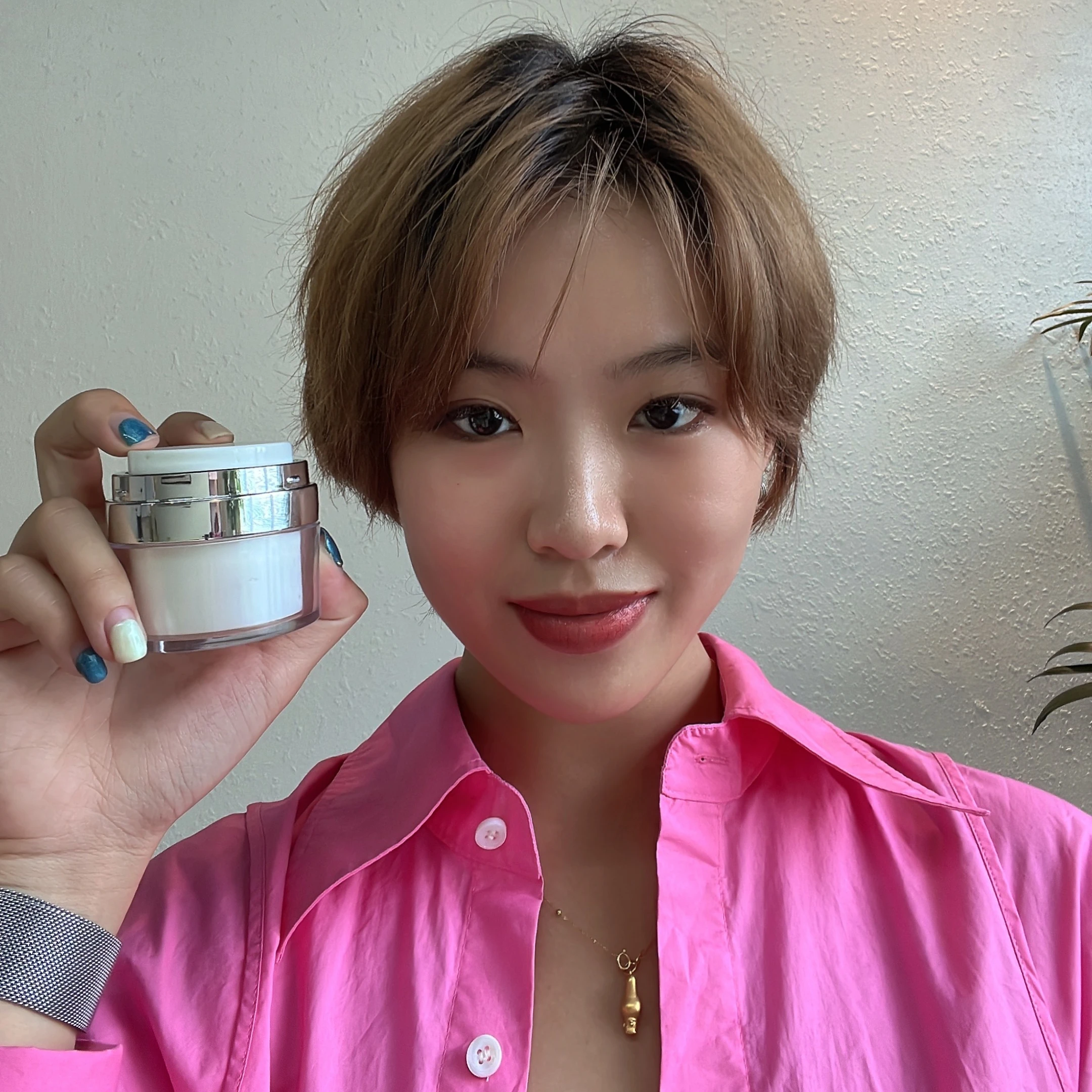 refillable environmental friendly PMMA new style 15 30 50ml airless pump jar personal care cream plastic jar