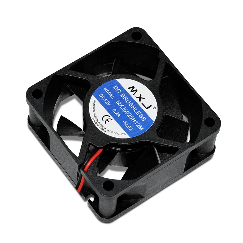 MXJ 6025H12M Power amplifier power supply chassis cooling fan dc brushless fan 12V 60x60x25 Inverter cabinet mute fan
