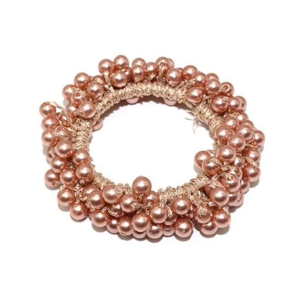 Fashion Korean Hair Accessories Pearl Beaded Elastic Hair Ties Hair Scrunchies