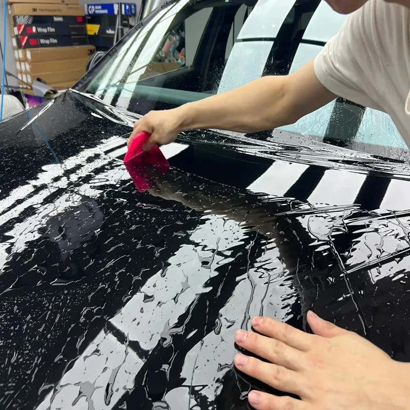 Wholesale Price PPF TPH TPU Glossy Black Car Wrap Film Self Healing Anti Scratch Car Paint Protection Film For Car Body